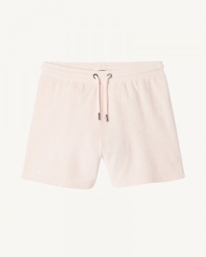 JOTT Alicante Terry Naisten Shortsit Vaaleanpinkki | UDV-5462