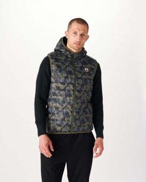 JOTT Pat Hupullinen Hihattomat Miesten Untuvatakki Camo | ANZ-3189