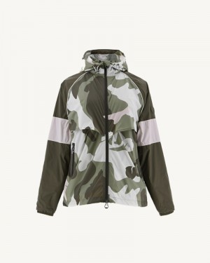 JOTT Scirocco Hupullinen Naisten Tuulitakki Vaaleankhaki Camo | POD-0114