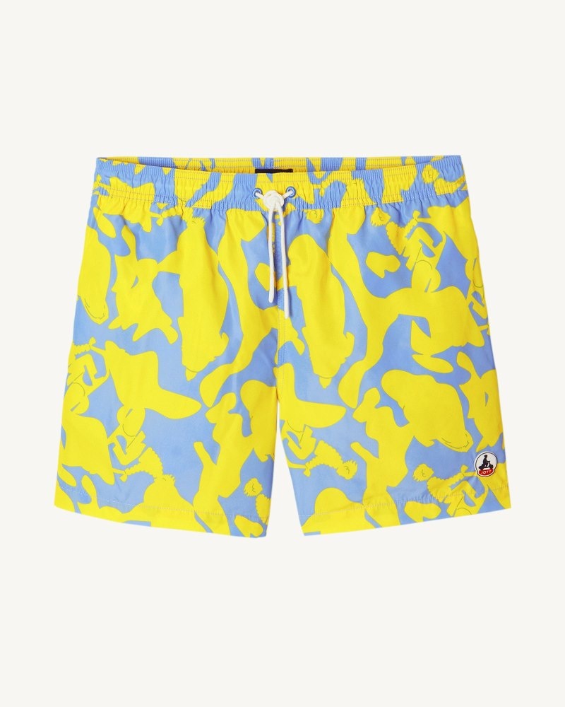 JOTT Biarritz Miesten Swim Shorts Camo Pinkki Oranssi | OIZ-7778