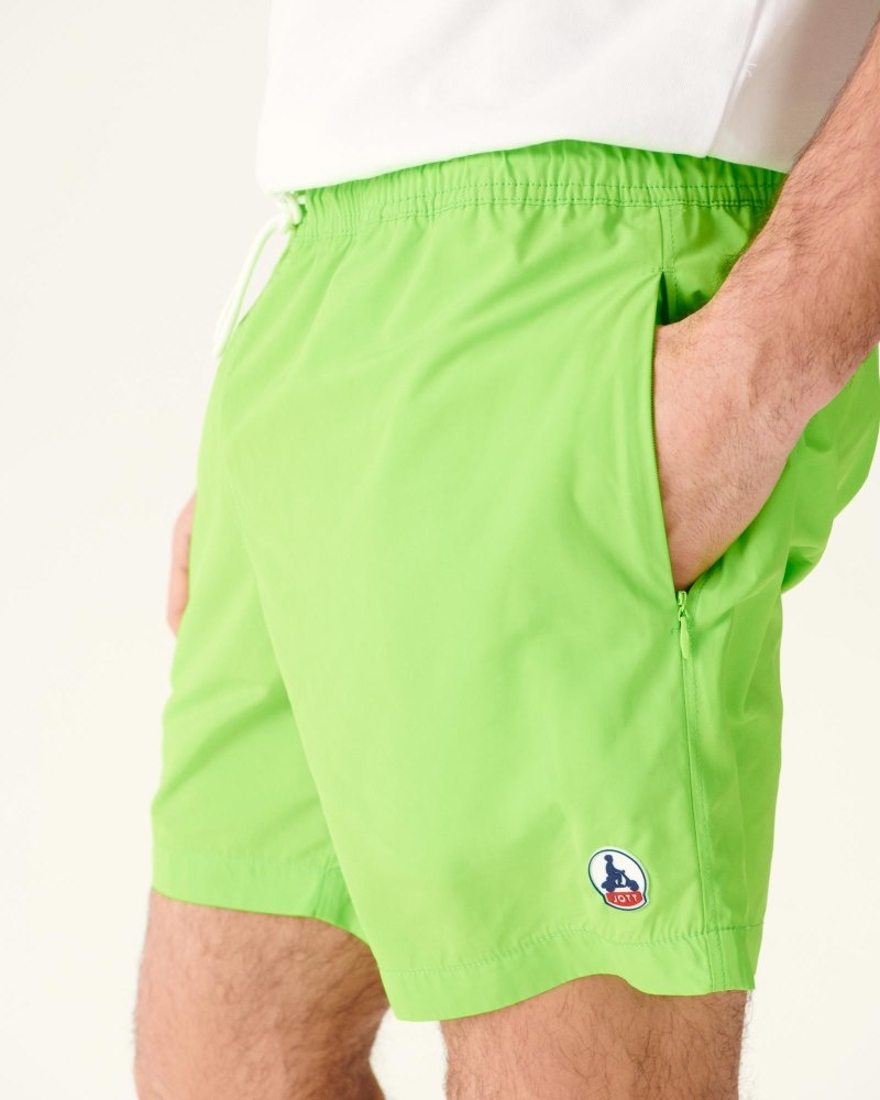 JOTT Biarritz Miesten Swim Shorts Vihreä Valkoinen | WEP-4417