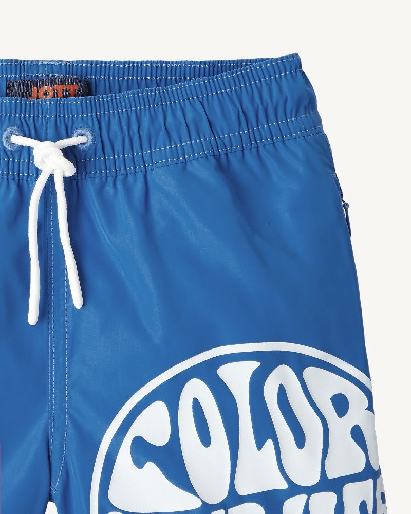 JOTT Cassis Cassis Lasten Swim Shorts Sininen Valkoinen | SRK-9179