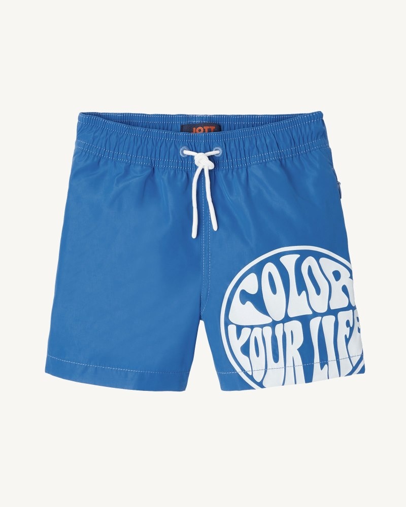 JOTT Cassis Cassis Lasten Swim Shorts Sininen Valkoinen | SRK-9179