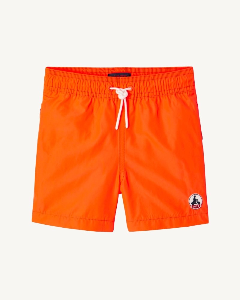 JOTT Cassis Lasten Swim Shorts Raidallinen Vaaleansininen Valkoinen | AEX-8426