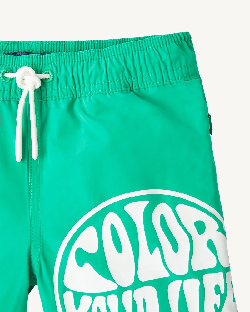 JOTT Cassis Lasten Swim Shorts Vihreä Valkoinen | QCI-4780