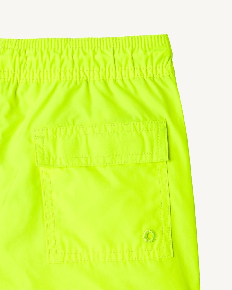 JOTT Cassis Neon Yellow Lasten Swim Shorts Laivastonsininen | MZX-6541