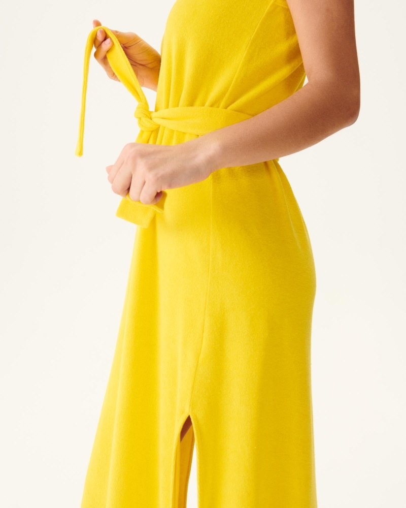 JOTT Citron Ibiza Long Belted Terry Naisten Mekko Laivastonsininen | TNM-0752