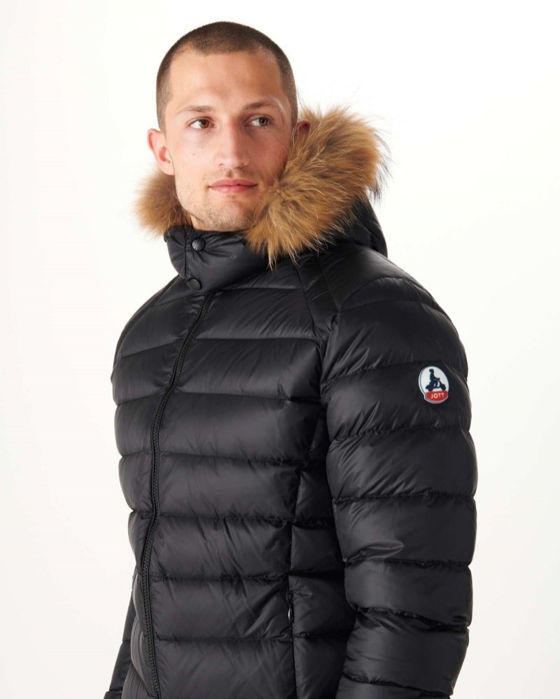 JOTT Extreme Cold Prestige Miesten Untuvatakki Mustat | ADD-2385