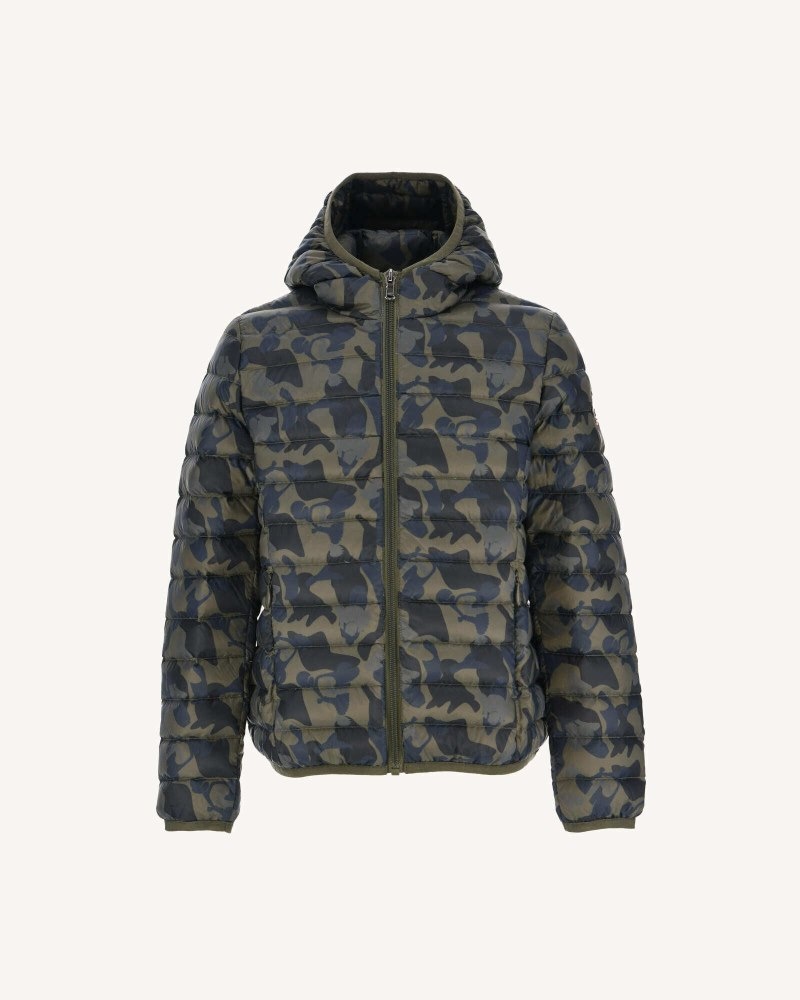 JOTT Hugo Hupullinen Lasten Untuvatakki Camo | YMO-8415