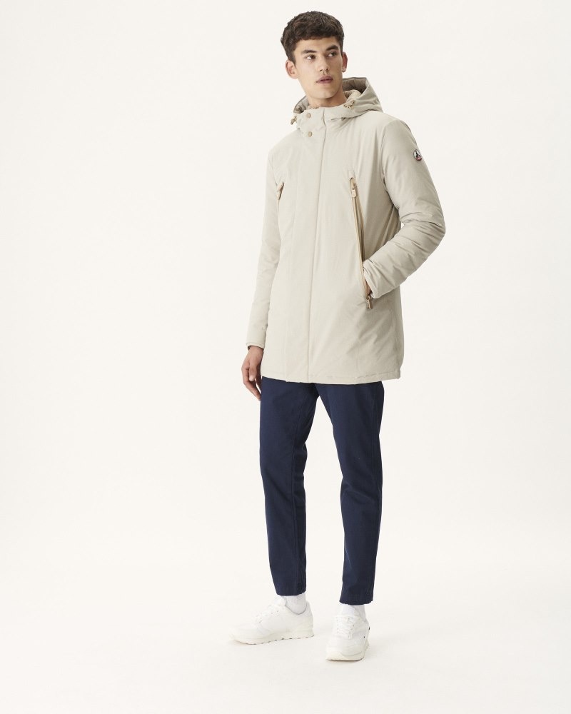 JOTT Iceberg Beige Miesten Untuvatakki Beige | FEO-6639