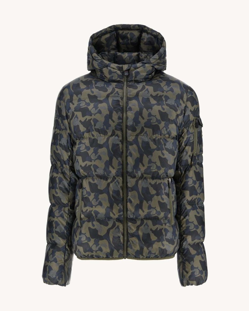 JOTT Java Extreme Cold Hupullinen Miesten Untuvatakki Camo | WNC-8877