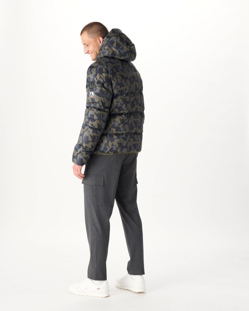 JOTT Java Extreme Cold Hupullinen Miesten Untuvatakki Camo | WNC-8877