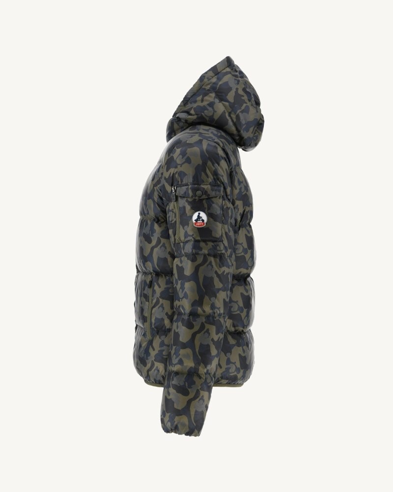 JOTT Java Extreme Cold Hupullinen Miesten Untuvatakki Camo | WNC-8877