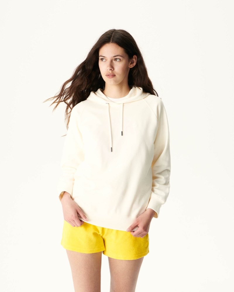 JOTT Monteria Hupullinen Fleece Naisten Puserot Off-white | IIF-7542