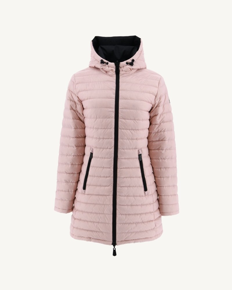 JOTT Moscow Reversible Naisten Untuvatakki Mustat Vaaleanpinkki | LMH-0762