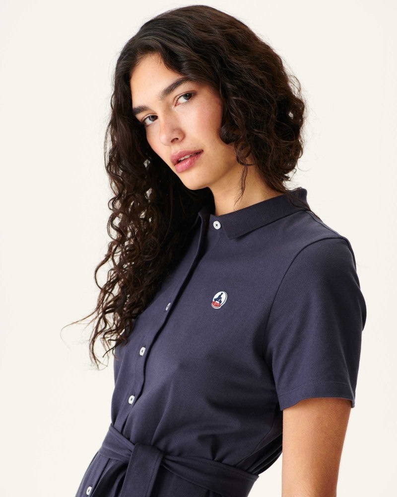 JOTT Navy Valencia Polo Naisten Mekko Vaaleanpinkki | VUK-2851