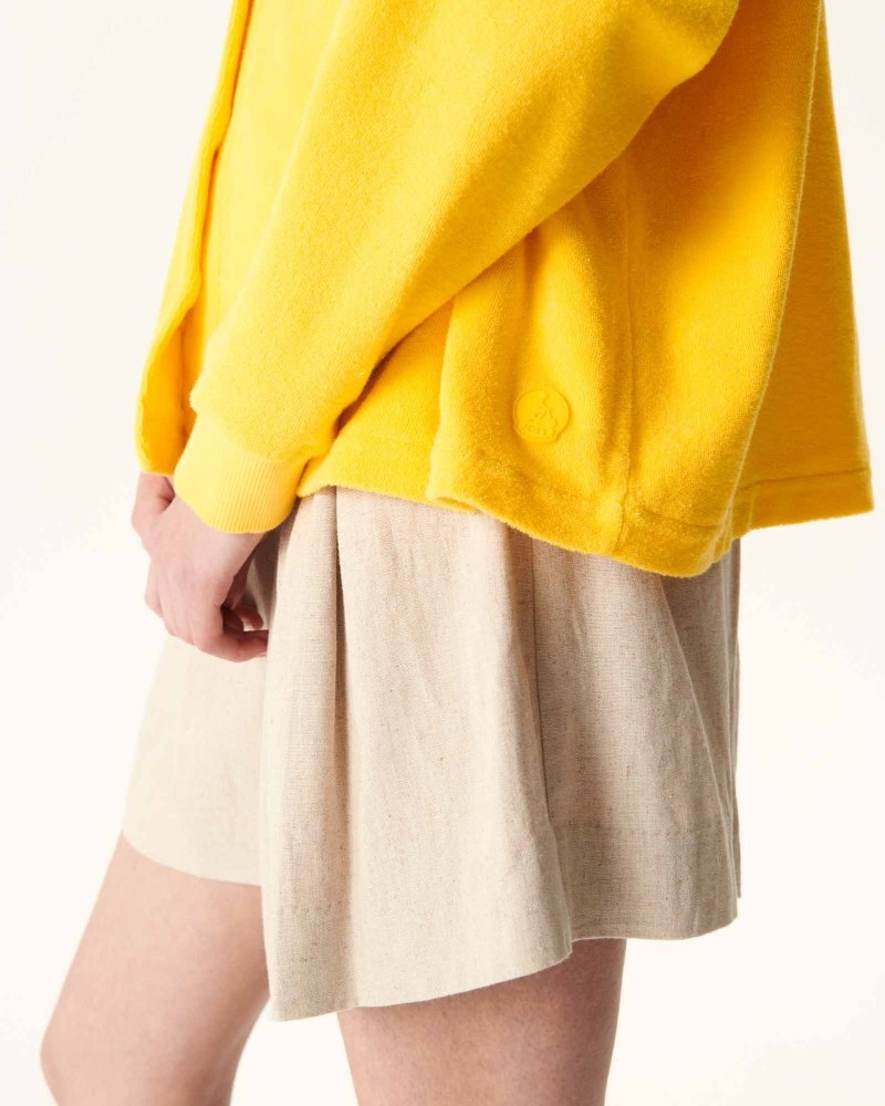 JOTT Pamplona Citron Long Sleeve Naisten Neuletakki Sitruuna | HGZ-1513