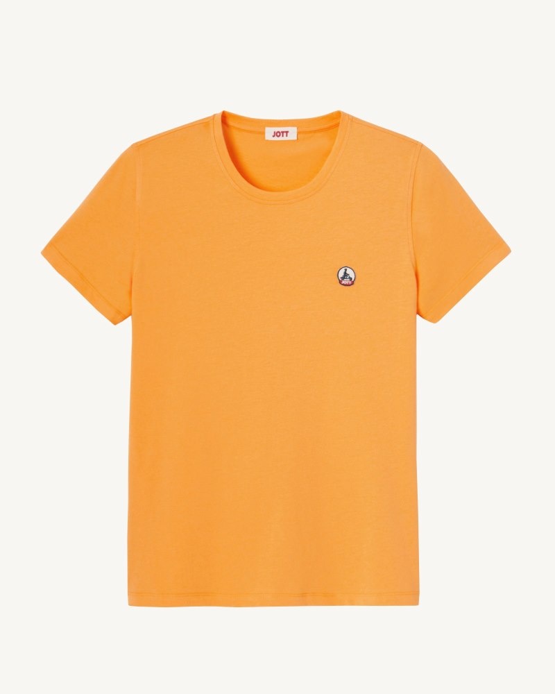 JOTT Rosas Round Neck Naisten T Paidat Oranssi | NWH-2994