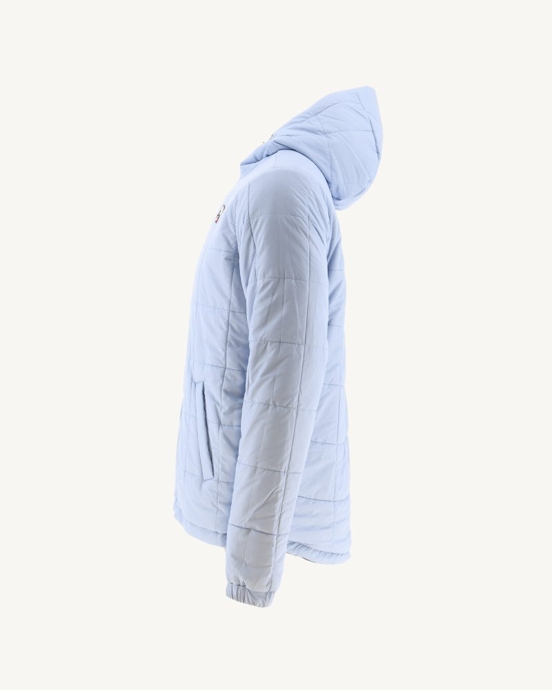 JOTT Vigo Reversible Ultralight Hupullinen Miesten Untuvatakki Oliivinvihreä Vaaleansininen | KMJ-2918